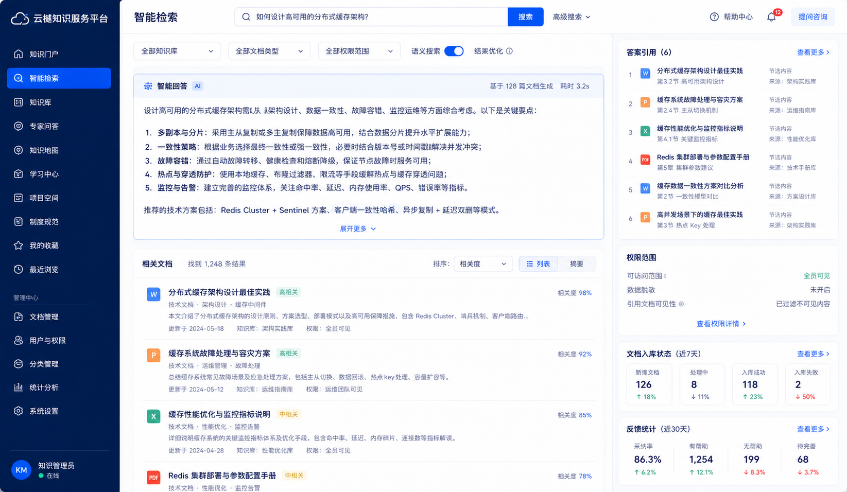 智能检索与问答截图